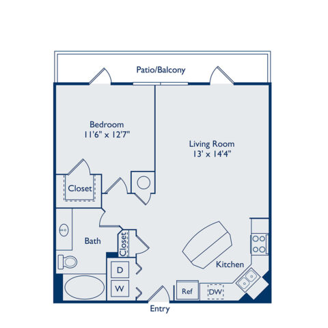 A1C Floor plan